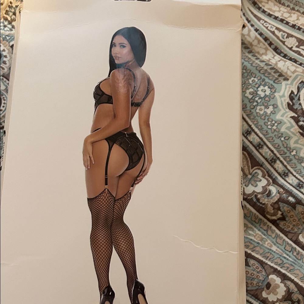 Forplay Sheer Black Bodysuit - Picture 3 of 4